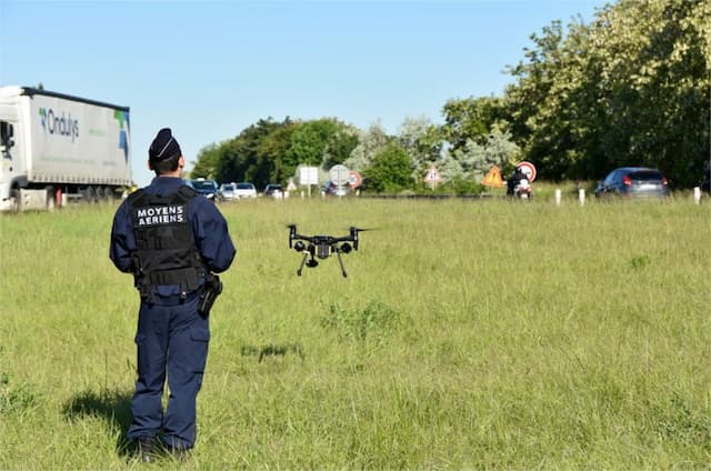 To improve road safety, police are deploy drones