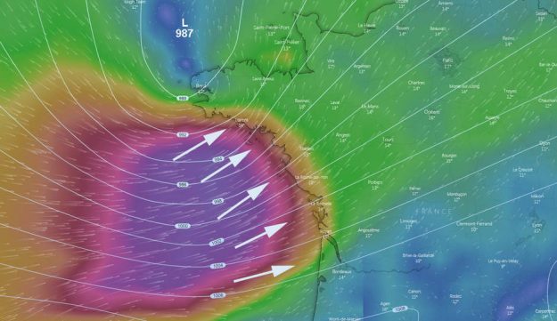 Strong winds are forecast from Wednesday afternoon