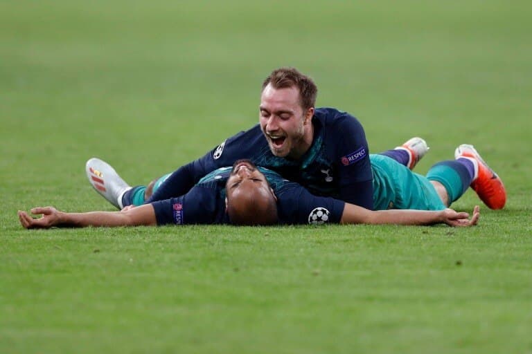 Tottenham clinch a place in the final of the Champions League after beating Ajax