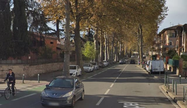 In Toulouse, a cyclist is seriously injured after an accident with a white van