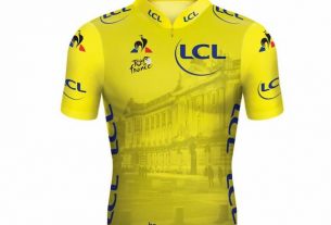 The Capitol will be printed on the yellow jersey of the stage between Toulouse and Bagneres-de-Bigorre, Thursday, July 18, 2019.