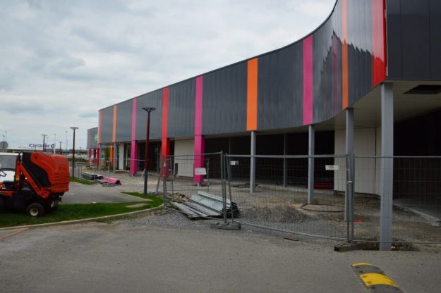 On the right, the future location of the Zeeman store, in the Horizon area in Châteaubriant 