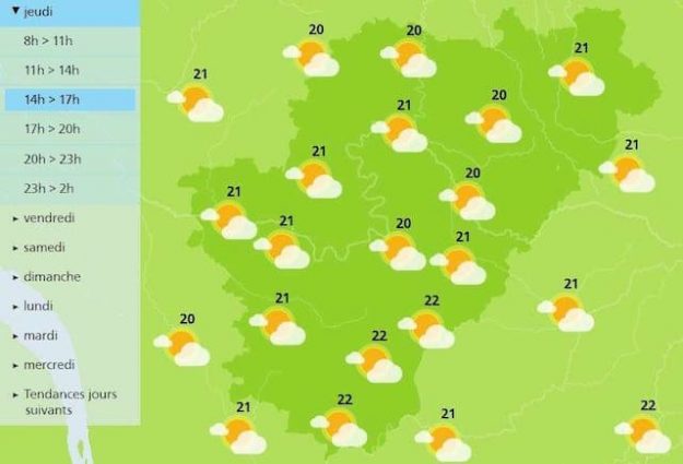 Weather in Charente: Drier, But Still Threatening Clouds 1