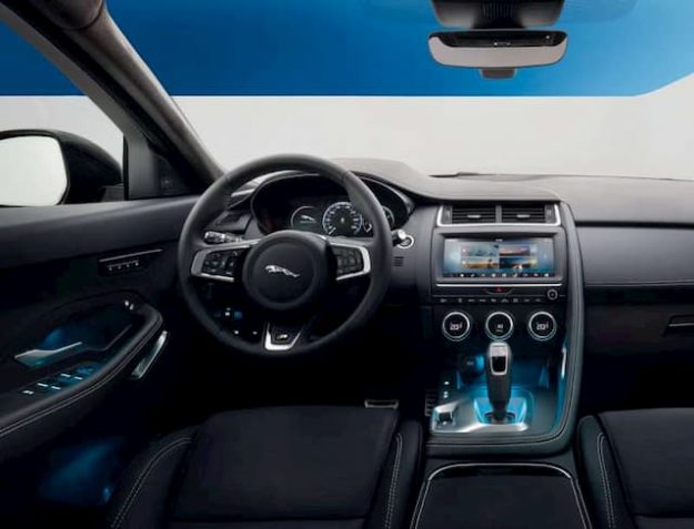 Interior of the Jaguar E-Pace