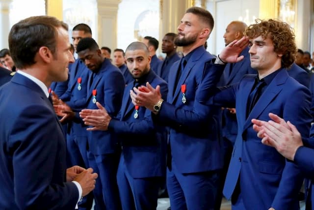 "You have made a whole country proud": the world champions receive the Legion of Honor