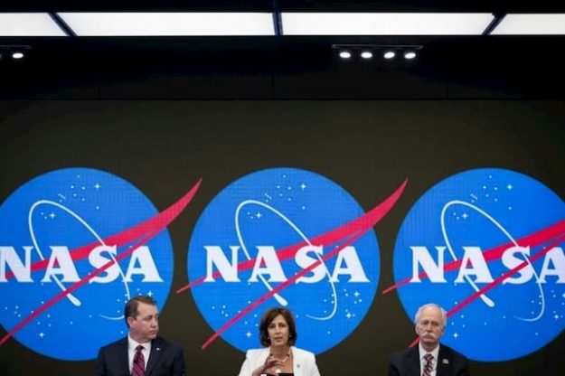 NASA officials in New York City on June 7, 2019. 