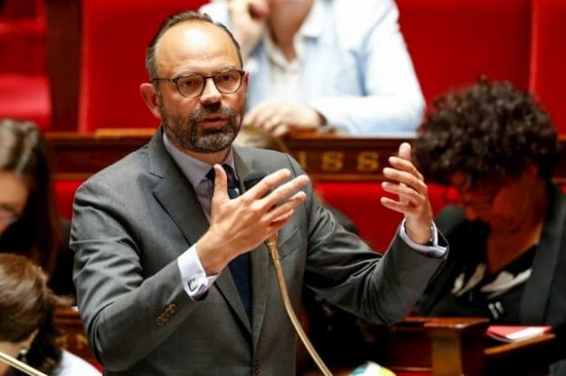 Prime Minister Edouard Philippe during a question and answer session at the National Assembly on May 29, 2019.