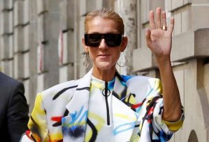 Celine Dion makes the show because it's hot in Paris on June 29, 2019