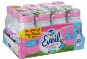 Lactel is recalling some lots of their Eveil Croissance instant baby milf