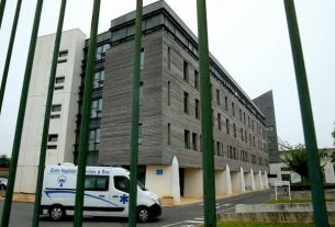 The Sevastopol hospital where Vincent Lambert was kept alive on May 20, 2019 in Reims.