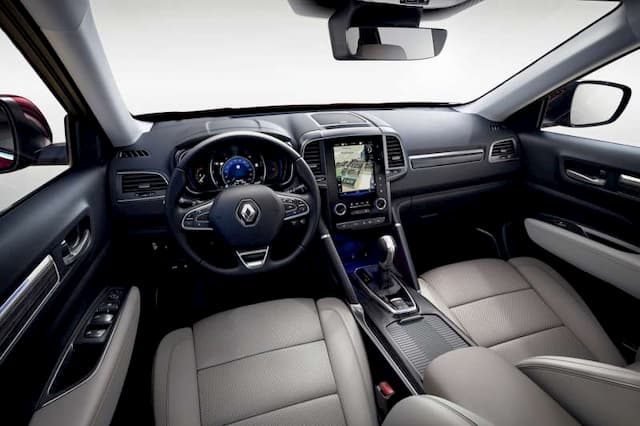The interior of the Renault Koleos exudes comfort.