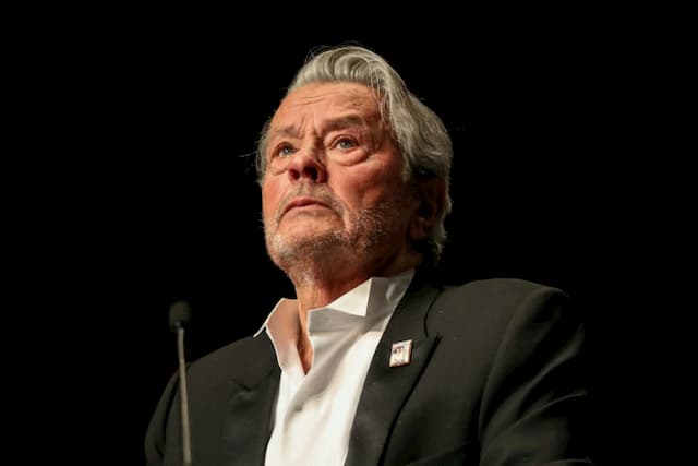Alain Delon on May 19, 2019 in Cannes