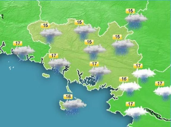 A continuous drizzle will bring moisture on Monday 9th September throughout Morbihan 