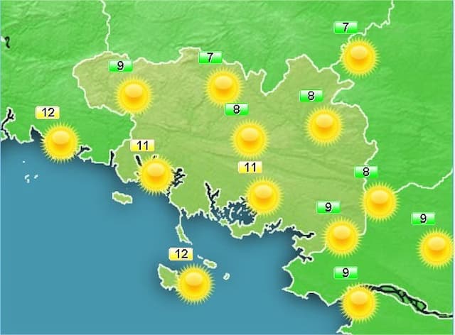 Weather in Morbihan this Thursday 19th September