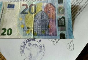 Counterfeit 20 Euro notes found in cognac