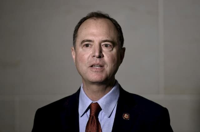 Democrat Adam Schiff reacts on October 8, 2019 to the announcement that Ambassador Gordon Sondland will not come to testify in Congress.