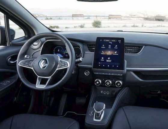 The interior of the Renault Zoe has been improved