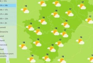 The weather in Charente will be milder and drier this Friday