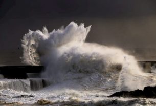 At the passage of the Storm Amélie, gusts at 149 km / h were recorded in the night from Saturday to Sunday