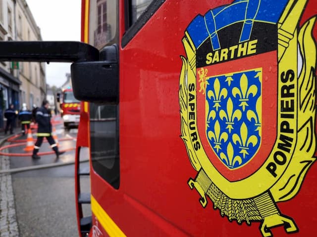 The firefighters of Sarthe intervened on Friday, November 1, 2019 for a fire in a dwelling house in Bazouges. Illustration photo.