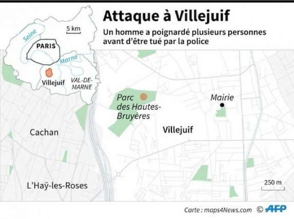 Knife attack at Villejuif. 