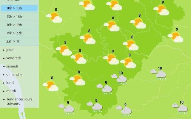 The weather in Charente is getting worse