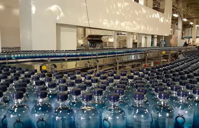 The bottling plant on board the ODeep One 