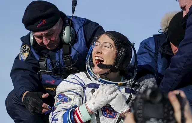 Astronaut Christina Koch Returns to Earth after Eleven Months on the ISS, a Record 1
