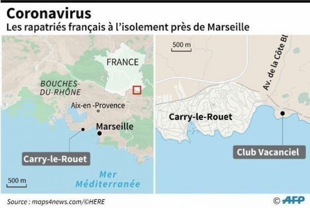 Location of Carry-le-Rouet, near Marseille