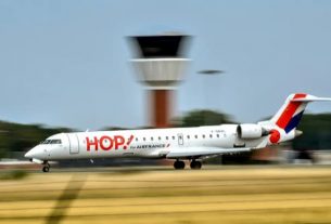 A Hop! company plane! from Lille