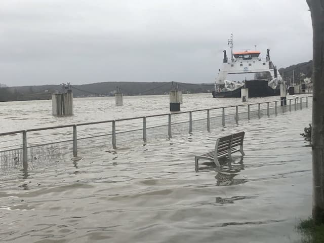 Storm Inès has caused flooding in the Seine-Maritime