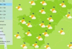 The weather in Charente will feel fresher today