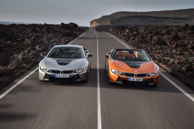 BMW i8 coupe and roadster