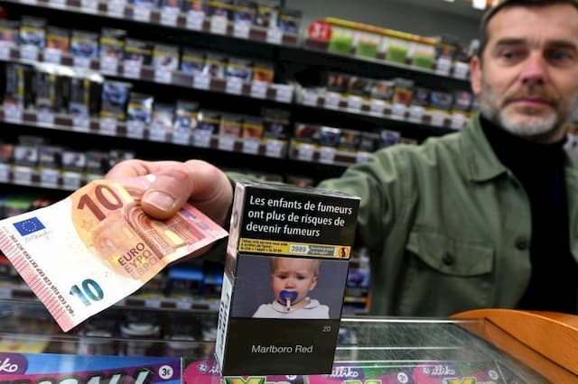 People who live near countries that offer cheaper tobacco have to pay more for their packages than usual.