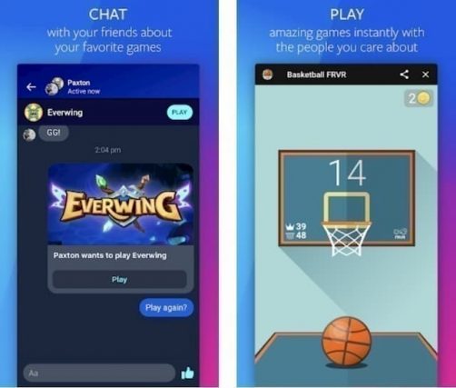 Facebook's gaming application is launched on Monday April 20, 2020 on Android. 