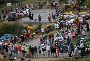 A stage of the Tour de France 2019 in Tignes (Savoie) on July 26, 2019.