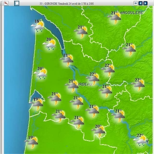 Nouvelle-Aquitaine Placed on the Yellow Alert for Thunderstorms - chb44 ...