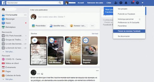 To activate the new Facebook design, simply go to its profile 