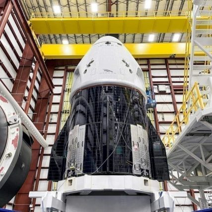 The Crew Dragon capsule can accommodate four astronauts for a trip to the International Space Station. Two will participate in the demonstration mission which will start on May 27, 2020.