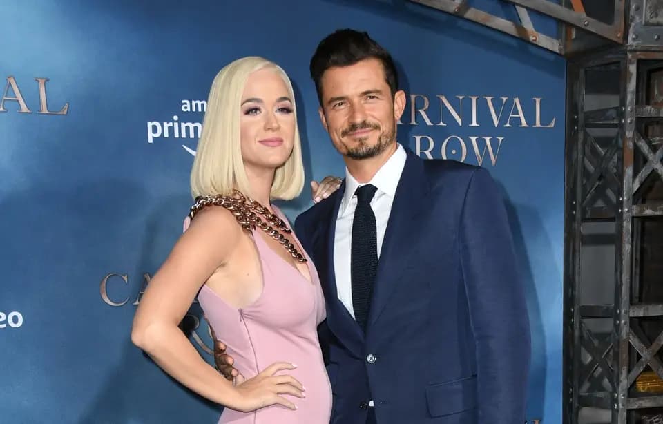 Happy parents Katy Perry and Orlando Bloom