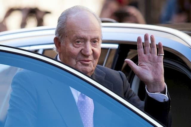 Former King of Spain Juan Carlos on April 1, 2018 in Palma de Mallorca.