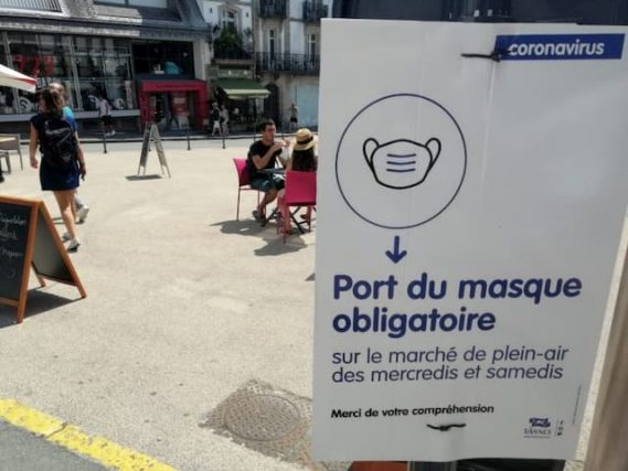 The wearing of a compulsory mask during the two weekly markets in Vannes (Morbihan) is now compulsory