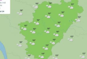 The weather in Charente will be vey changeable
