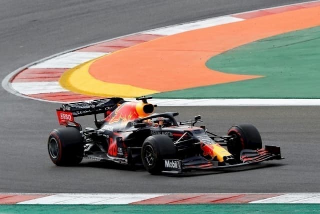 Dutchman Max Verstappen (Red Bull) during the Portuguese GP on October 25, 2020 in Portimao.