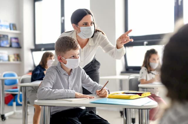 Wearing a mask will be extended to Primaire school children from the age of 6.