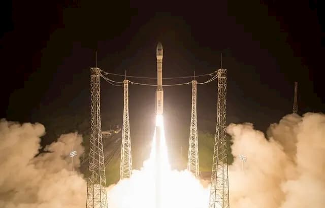 A Vega rocket takes off in September 2020