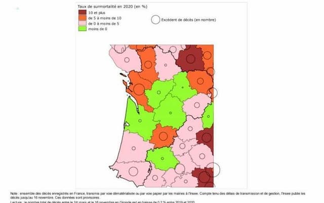29 fewer people died in the Charente during 2020 despite having the coronavirus Covid-19 epidemic