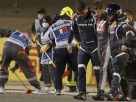 Romain Grosjean, after his serious accident at the Barheïn Grand Prix