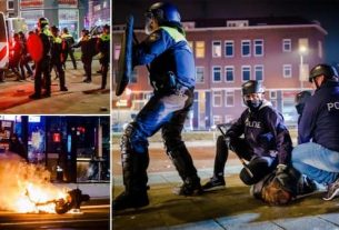 Hundreds of people were arrested in the riots in Netherlands over curfew law