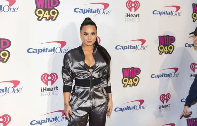 Singer Demi Lovato is back in the studio